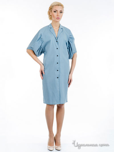 Платье Levall, цвет цвет голубой