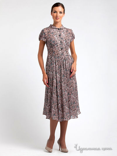 Платье Levall, цвет цвет коричневый