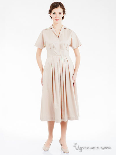 Платье Levall, цвет цвет бежевый