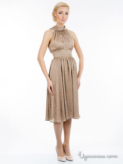 Платье Levall, цвет цвет бежевый