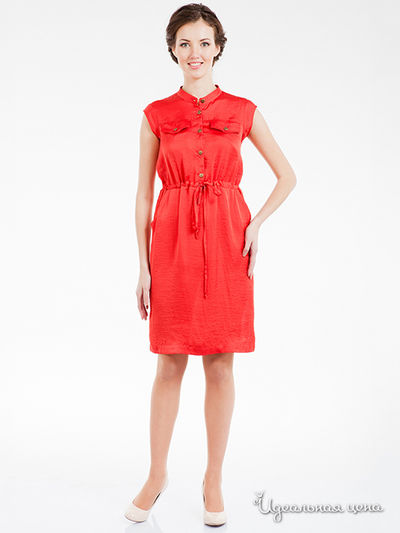 Платье Levall, цвет цвет коралловый