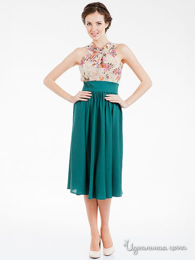 Платье Levall, цвет цвет бежевый