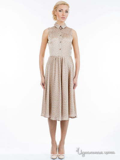 Платье Levall, цвет цвет бежевый