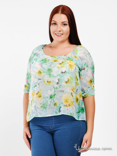 Блуза ПОЛЬША, цвет цвет мультиколор