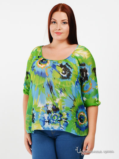 Блуза ПОЛЬША, цвет цвет мультиколор