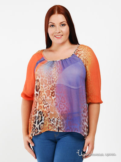 Блуза ПОЛЬША, цвет цвет мультиколор