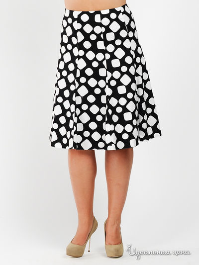 Юбка ПОЛЬША, цвет цвет чёрный / белый