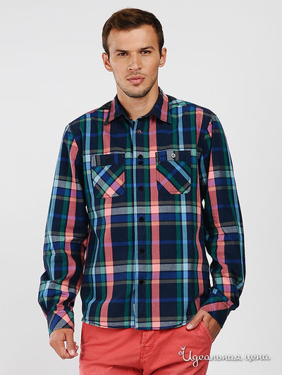 Рубашка Tom Tailor, цвет цвет синий