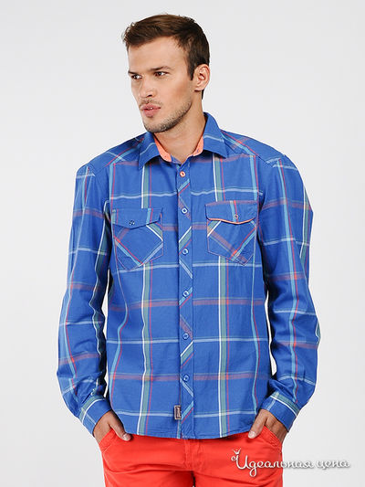 Рубашка Tom Tailor, цвет цвет синий