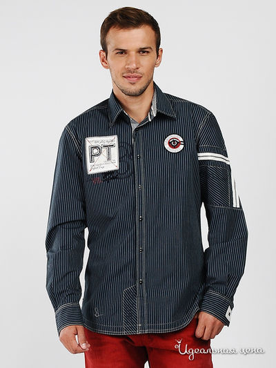 Рубашка Tom Tailor, цвет цвет синий