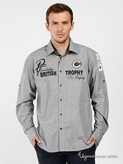 Рубашка Tom Tailor, цвет цвет синий