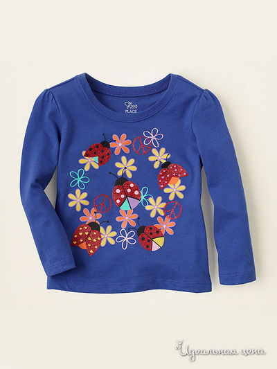 Лонгслив Childrens Place, цвет цвет синий