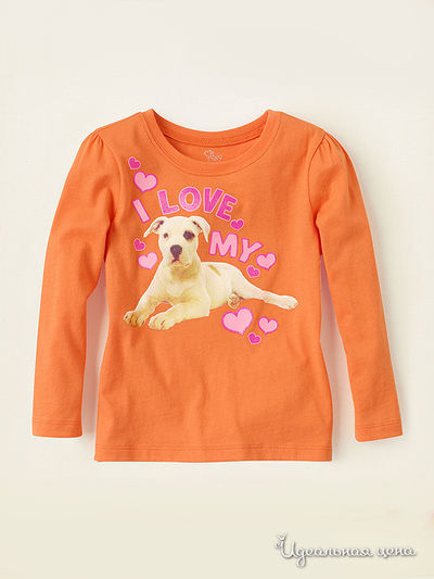 Лонгслив Childrens Place, цвет цвет оранжевый