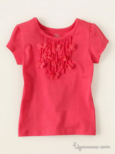 Футболка Childrens Place, цвет цвет коралловый