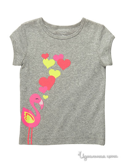 Футболка Carters, цвет цвет серый