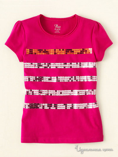 Футболка Childrens Place, цвет цвет розовый