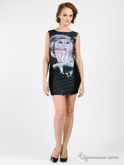 Платье Progress, цвет цвет черный / сиреневый