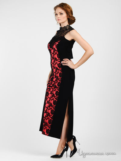 Платье Progress, цвет цвет черный / розовый