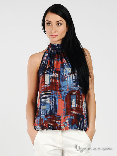 Блуза GAS, цвет цвет синий / красный