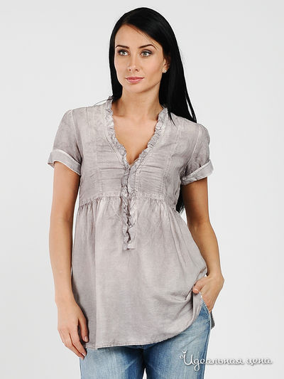 Блуза GAS, цвет цвет серый