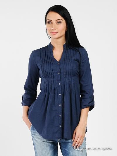 Блуза GAS, цвет цвет синий