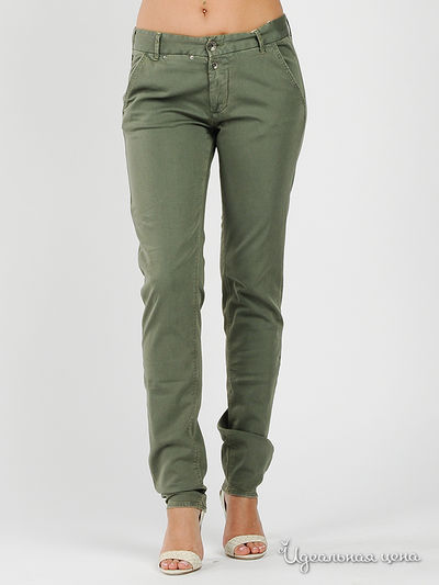 Брюки GAS, цвет цвет зеленый