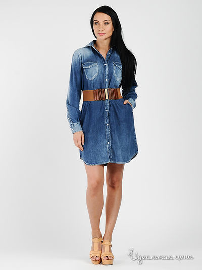 Рубашка GAS, цвет цвет синий