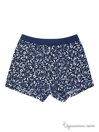 Трусы-боксеры Giocoso Classico, цвет цвет темно-синий / светло-голубой