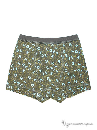 Трусы-боксеры Giocoso Classico, цвет цвет хаки / светло-бирюзовый