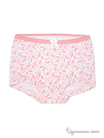 Трусы-шорты Giocoso Classico, цвет цвет белый / нежно-коралловый