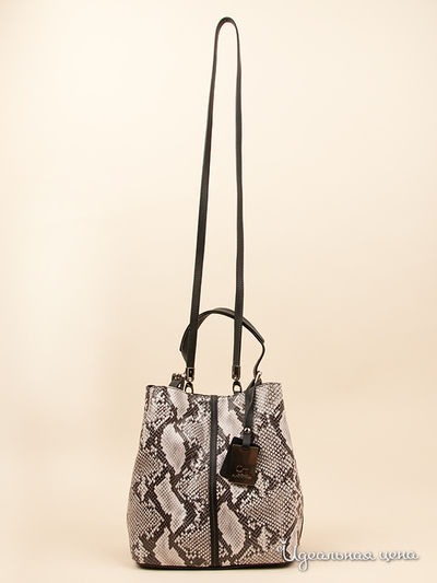 Сумка Puntotres, цвет цвет серый / черный