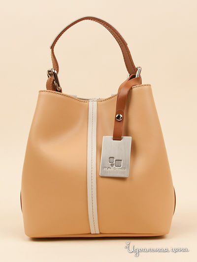 Сумка Puntotres, цвет цвет бежевый