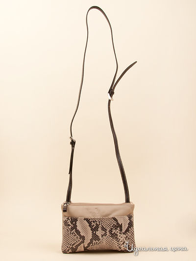 Сумка Puntotres, цвет цвет бежевый / выделка змея