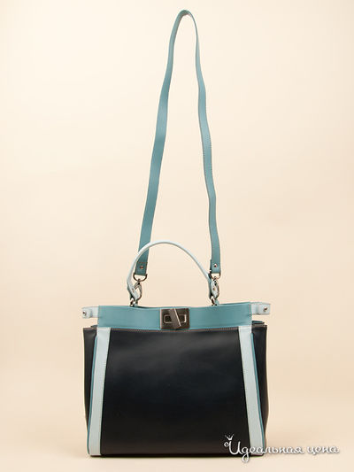 Сумка Puntotres, цвет цвет голубой / синий