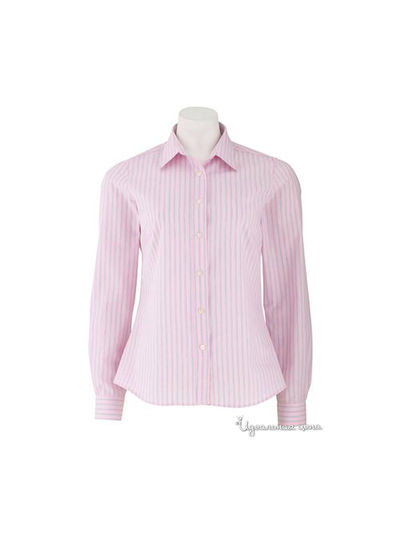 Рубашка Savile Row, цвет цвет розовый-голубой / широкая полоска