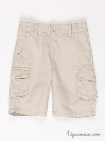 Шорты Benetton Bambini, цвет цвет светло-бежевый