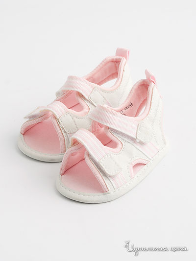 Сандалии Benetton Bambini, цвет цвет бело-розовый