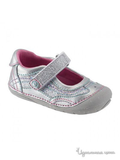 Туфли Stride Rite, цвет цвет серебристый