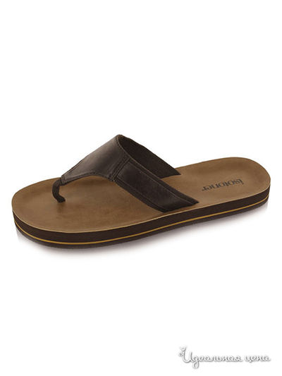 Сланцы Isotoner, цвет цвет коричневый