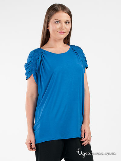 Блуза Valeria Lux, цвет цвет синий