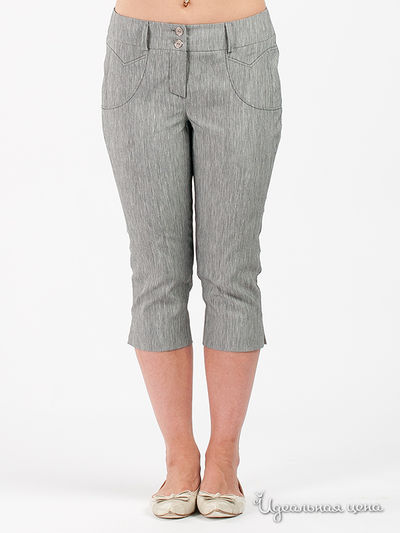 Бриджи Valeria Lux, цвет цвет темно-серый