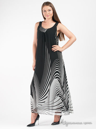 Платье Valeria Lux, цвет цвет черный / белый