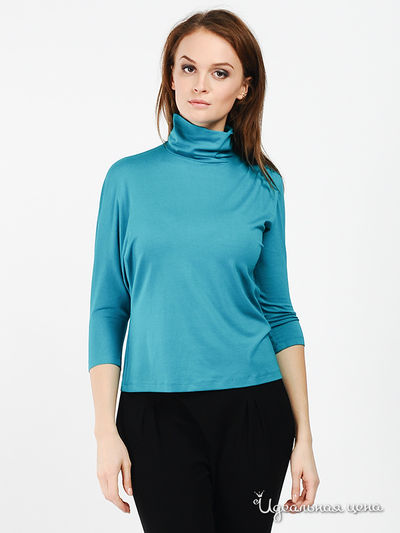 Блуза borodulins, цвет цвет сине-голубой