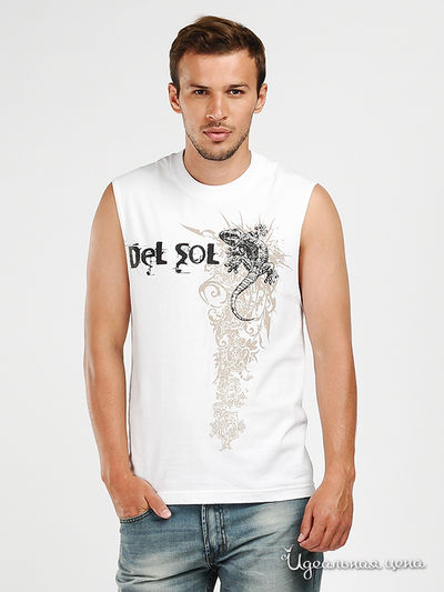 Футболка DelSol, цвет цвет белый