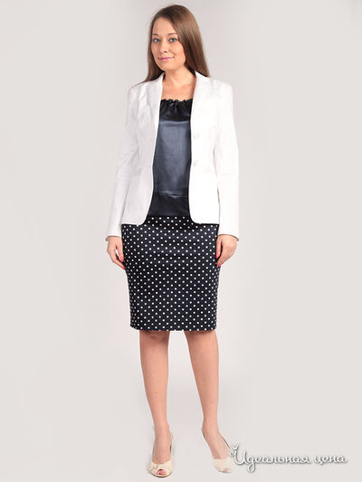 Юбка Fleuretta, цвет цвет синий / белый горошек