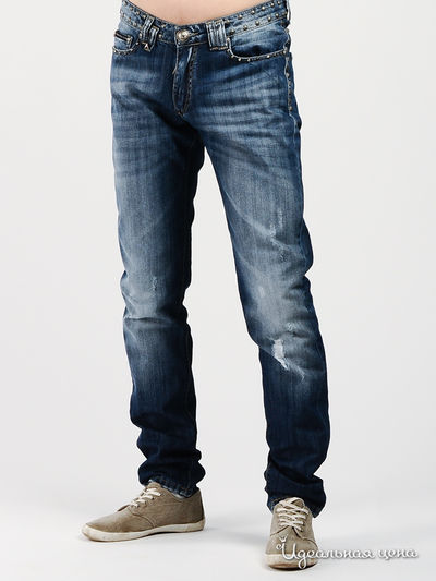 Джинсы Philipp Plein, цвет цвет синий