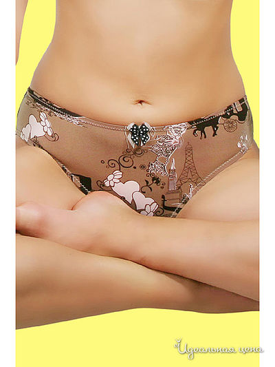 Трусы-стринги 6style, цвет цвет кофейный