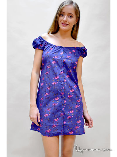 Халат 6style, цвет цвет темно-синий