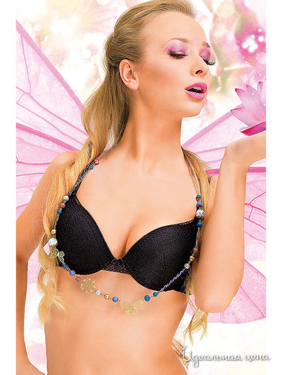 Бюстгальтер 6style, цвет цвет черный