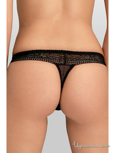 Трусы-стринги 6style, цвет цвет черный